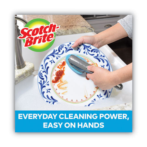 Image of Scotch-Brite Advanced Soap Control Non-Scratch Dishwand, 4 X 11.25, Blue