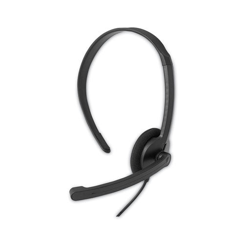 Image of Verbatim® Mono Headset with Microphone and In-Line Remote, Black