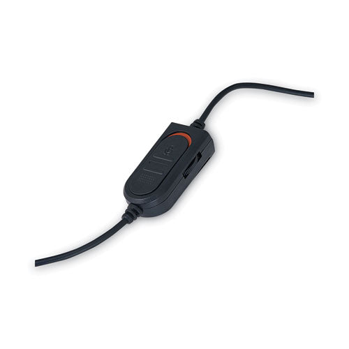 Image of Verbatim® Mono Headset with Microphone and In-Line Remote, Black