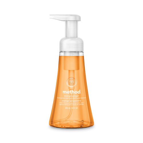 Image of Method® Foaming Hand Wash, Orange Ginger Scent, 10 oz, 6/Carton