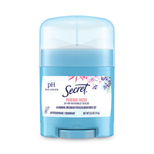 Image of Secret® Invisible Solid Anti-Perspirant And Deodorant, Powder Fresh, 0.5 Oz Stick