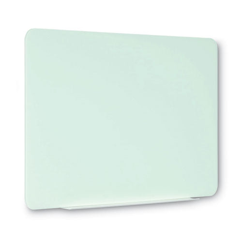 Image of MasterVision® Magnetic Glass Dry Erase Board, 36" x 24", Opaque White Surface