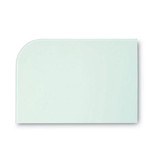 Image of MasterVision® Magnetic Glass Dry Erase Board, 36" x 24", Opaque White Surface