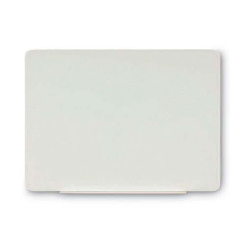 Image of MasterVision® Magnetic Glass Dry Erase Board, 48" x 36", Opaque White Surface
