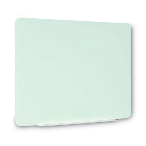 Image of MasterVision® Magnetic Glass Dry Erase Board, 48" x 36", Opaque White Surface
