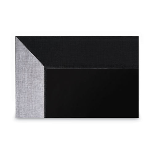 Image of MasterVision® Kamashi Wet-Erase Board, Black 34" x 22" Surface, Black 36" x 24" Frame
