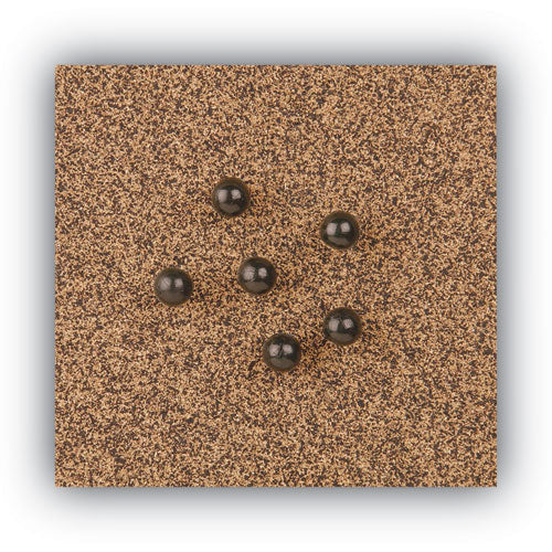 Image of MasterVision® Tech Cork Board, 48" x 36", Tan Surface, Silver/Black Aluminum Frame