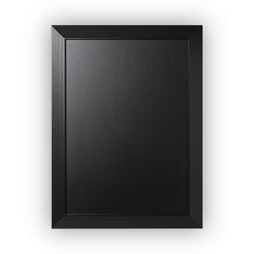 Image of MasterVision® Kamashi Chalk Board, 36" x 24", Black Surface, Black Wood Frame