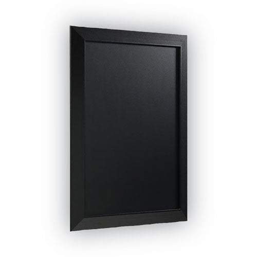 Image of MasterVision® Kamashi Chalk Board, 36" x 24", Black Surface, Black Wood Frame