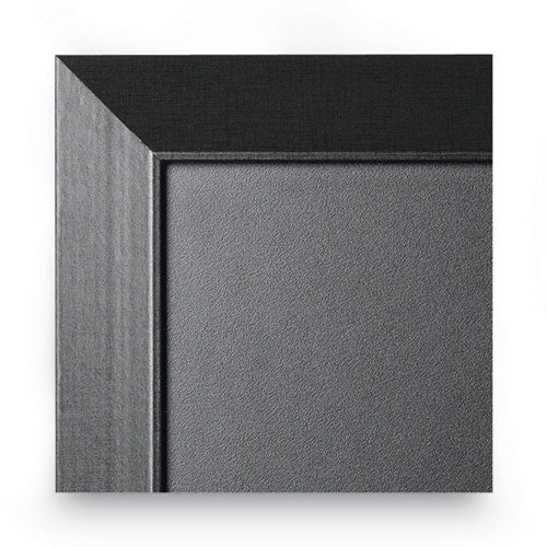 Image of MasterVision® Kamashi Chalk Board, 36" x 24", Black Surface, Black Wood Frame