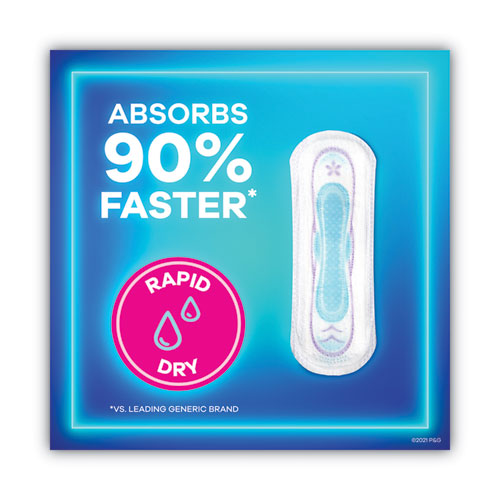 Image of Always® Ultra Thin Pads, Super Long 10 Hour, 40/pack