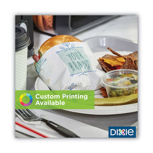 Image of Dixie® All-Purpose Food Wrap, Dry Wax Paper, 12 x 12, White, 1,000 Sheets/Pack, 5 Packs/Carton