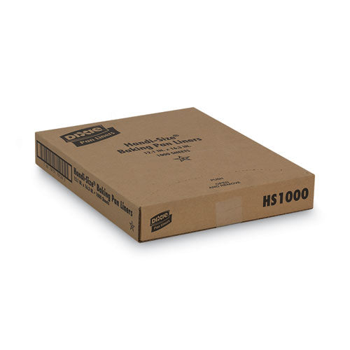 Image of Dixie® Greaseproof Liftoff Pan Liners, 12.2 x 16.38, White, 1,000/Carton