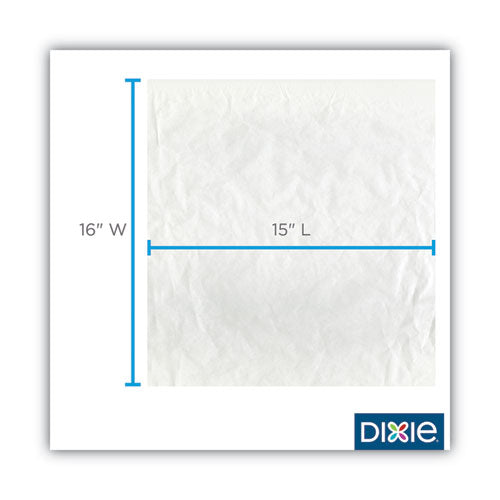 Image of Dixie® All-Purpose Food Wrap, Dry Wax Paper, 15 x 16, White, 1,000 Sheets/Pack, 3 Packs/Carton
