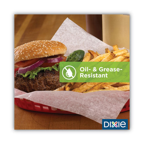 Image of Dixie® All-Purpose Food Wrap, Dry Wax Paper, 12 x 12, White, 1,000 Sheets/Pack, 5 Packs/Carton