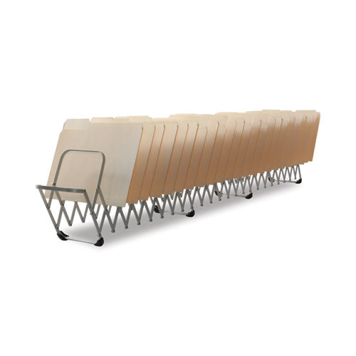 Image of LEE Flexifile Expandable Collator To Organizer, 24 Sections, Letter To Legal Size Files, 6.5" X 10.25" X 10.5", Silver