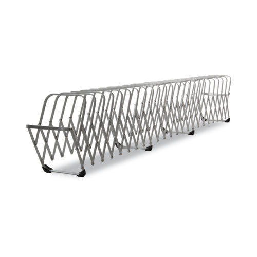 Image of LEE Flexifile Expandable Collator To Organizer, 24 Sections, Letter To Legal Size Files, 6.5" X 10.25" X 10.5", Silver