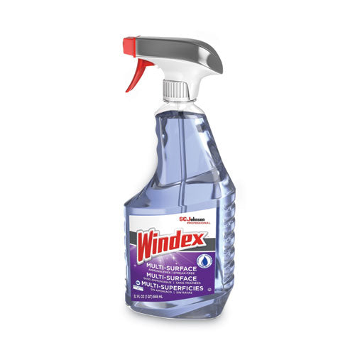 Image of Windex® Non-Ammoniated Glass/multi Surface Cleaner, Fresh Scent, 32 Oz Bottle, 8/carton