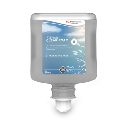 Image of SC Johnson Professional® Refresh Foaming Hand Soap Manual Cartridge Refill, Unscented, 1 L, 6/Carton