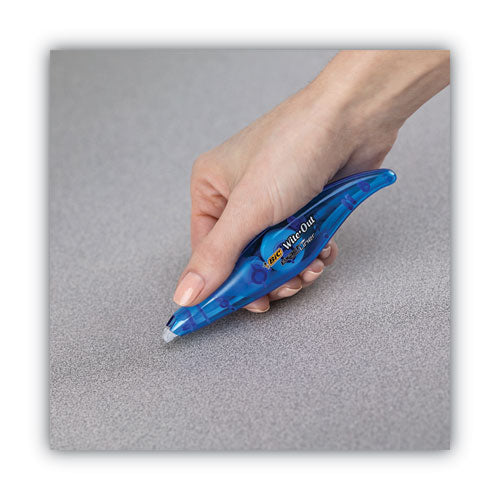 Image of BIC® Wite-Out Brand Exact Liner Correction Tape, Non-Refillable, Blue Applicator, 0.2" x 236"