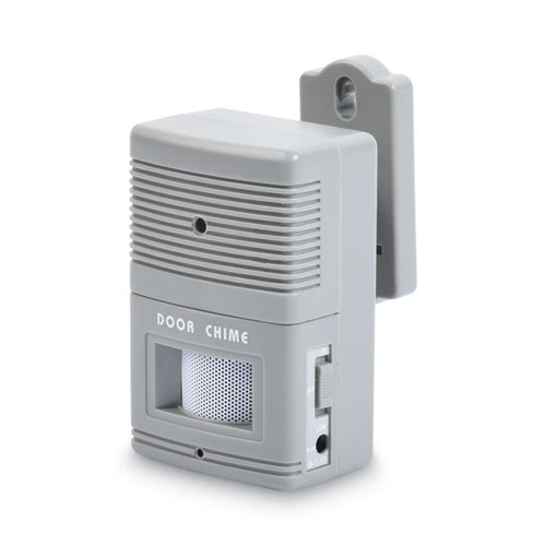 Image of Tatco Visitor Arrival/Departure Chime, Battery Operated, 2.75 x 2 x 4.25, Gray