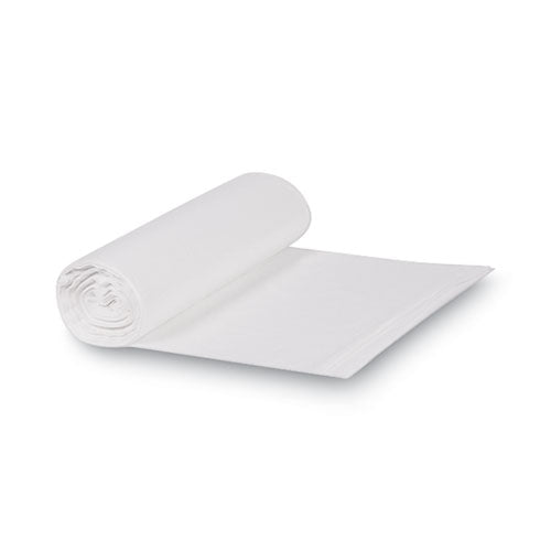 Image of Boardwalk® High-Density Can Liners, 33 gal, 13 mic, 33" x 39", Natural, Perforated Roll, 25 Bags/Roll, 10 Rolls/Carton