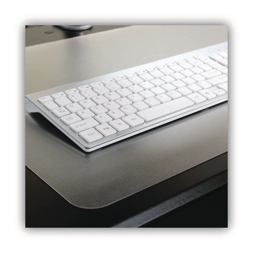 Image of Floortex® desktex polycarbonate desk pad, 22 x 17, clear