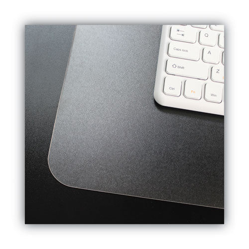 Image of Floortex® desktex polycarbonate desk pad, 22 x 17, clear