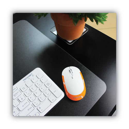 Image of Floortex® desktex polycarbonate desk pad, 22 x 17, clear