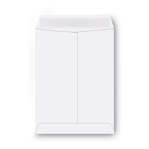 Image of Universal® Catalog Envelope, 28 lb Bond Weight Paper, #10 1/2, Square Flap, Gummed Closure, 9 x 12, White, 100/Box