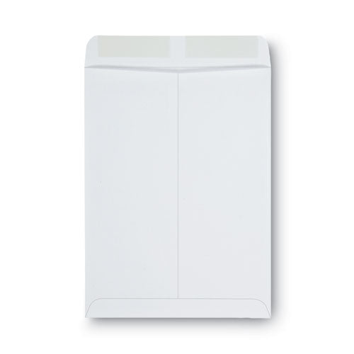Image of Universal® Catalog Envelope, 28 lb Bond Weight Paper, #10 1/2, Square Flap, Gummed Closure, 9 x 12, White, 100/Box
