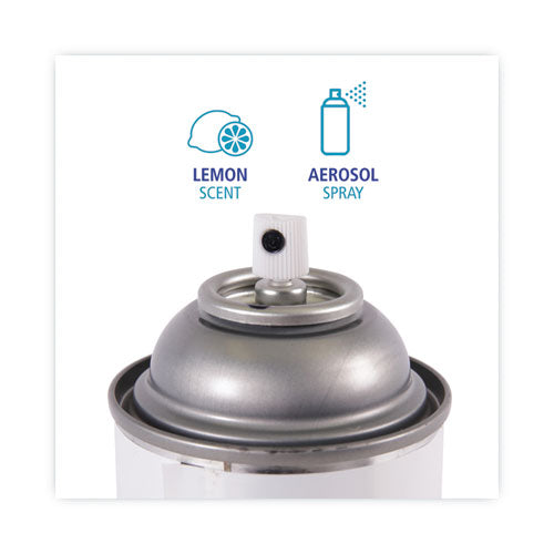 Image of Boardwalk® Furniture Polish, Lemon Scent, 19 oz Aerosol Spray, 12/Carton