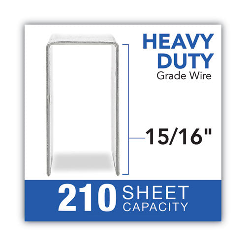 Image of Swingline® S.f. 13 Heavy-Duty Staples, 0.94" Leg, 0.5" Crown, Steel, 1,000/box
