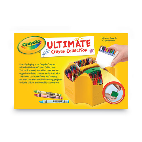 Image of Crayola® Ultimate Crayon Case, Sharpener Caddy, 152 Colors