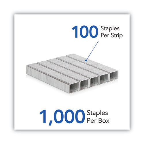 Image of Swingline® S.f. 13 Heavy-Duty Staples, 0.38" Leg, 0.5" Crown, Steel, 1,000/box