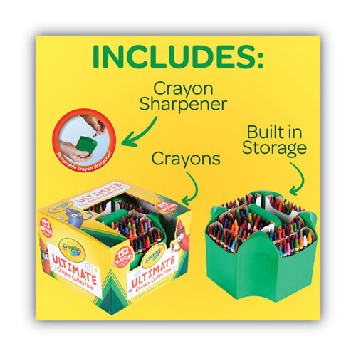 Image of Crayola® Ultimate Crayon Case, Sharpener Caddy, 152 Colors