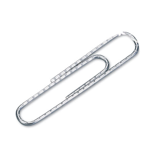 Image of ACCO Paper Clips, #1, Nonskid, Silver, 100 Clips/Box, 10 Boxes/Pack