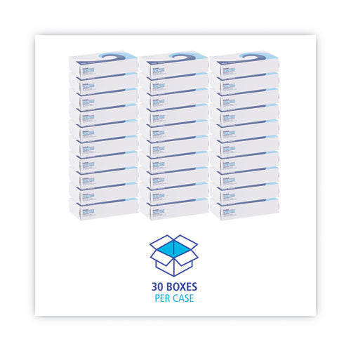 Image of Boardwalk® Office Packs Facial Tissue, 2-Ply, White, Flat Box, 100 Sheets/box, 30 Boxes/carton
