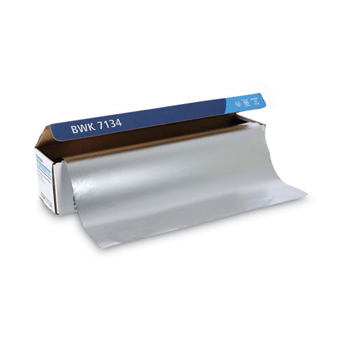 Image of Boardwalk® Heavy-Duty Aluminum Foil Roll, 87 Gauge, 18" x 500 ft