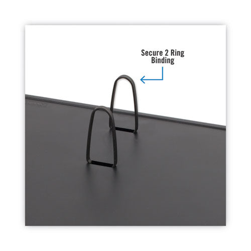 Image of AT-A-GLANCE® Desk Calendar Base for Loose-Leaf Refill, 4.5 x 8, Black