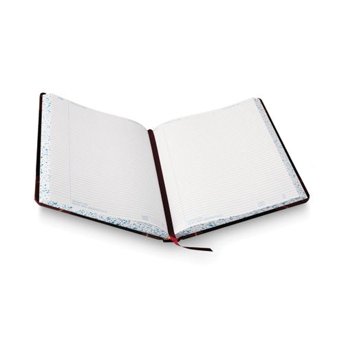 Image of Boorum & Pease® Laboratory Notebook, Data/Lab-Record Format, Black/Red Cover, (150) 10.38 x 8.13 Sheets
