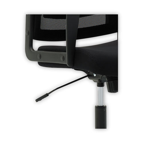 Image of OIF Mesh Mid-Back Chair, Supports Up To 225 Lb, 17" To 21.5" Seat Height, Black