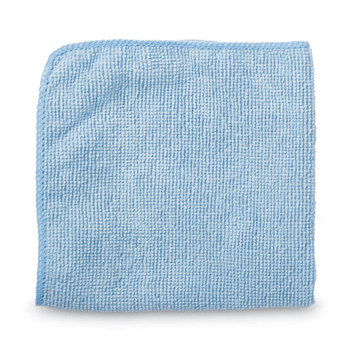 Image of Rubbermaid® Commercial Microfiber Cleaning Cloths, 12 X 12, Blue, 24/pack