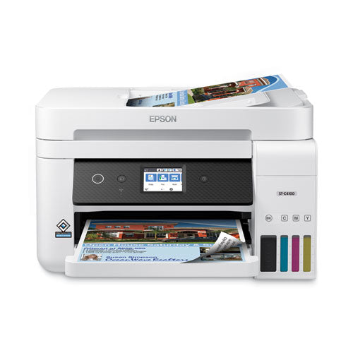 Image of Epson® Workforce St-C4100 Supertank Color Mfp, Copy/fax/print/scan