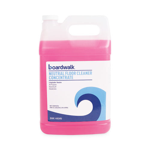 Image of Boardwalk® Neutral Floor Cleaner Concentrate, Lemon Scent, 1 Gal Bottle