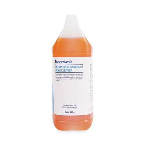 Image of Boardwalk® Industrial Strength Cleaner, Pine Scent, 1 gal Bottle, 4/Carton