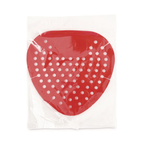 Image of Boardwalk® Deodorizing Urinal Screen, Cherry Scent, Red, Dozen