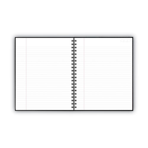 Image of Cambridge® Limited Hardbound Notebook with Pocket, 1-Subject, Wide/Legal Rule, Black Cover, (96) 11 x 8.5 Sheets