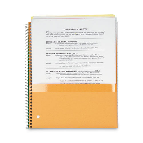 Image of Five Star® Wirebound Notebook, 1-Subject, Medium/College Rule, Black Cover, (100) 11 x 8.5 Sheets