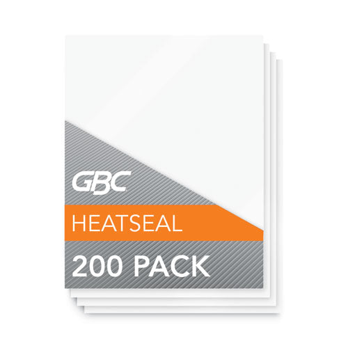 Image of GBC® Economy Thermal Laminating Pouches, 3 Mil, 9" X 11.5", Gloss Clear, 200/box